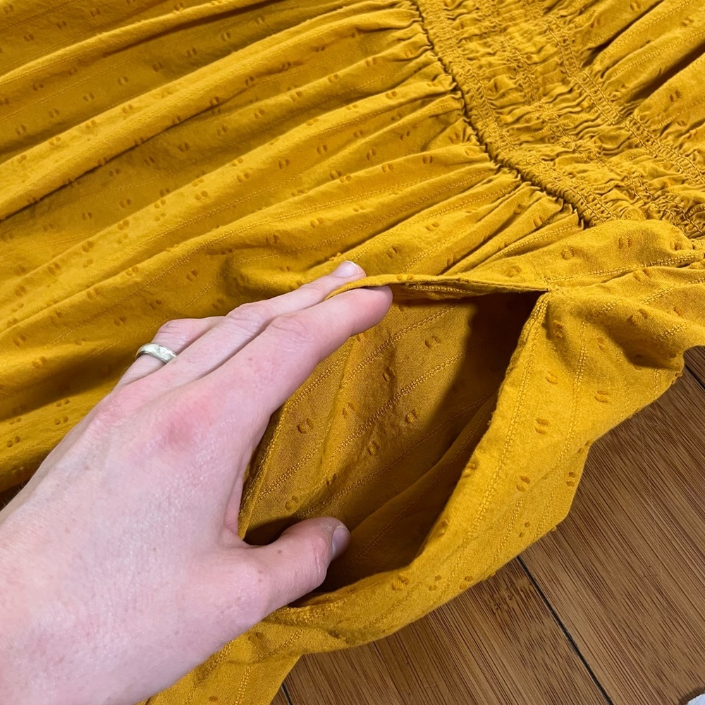 Universal Thread Marigold Cottagecore Midi Dress … - image 7